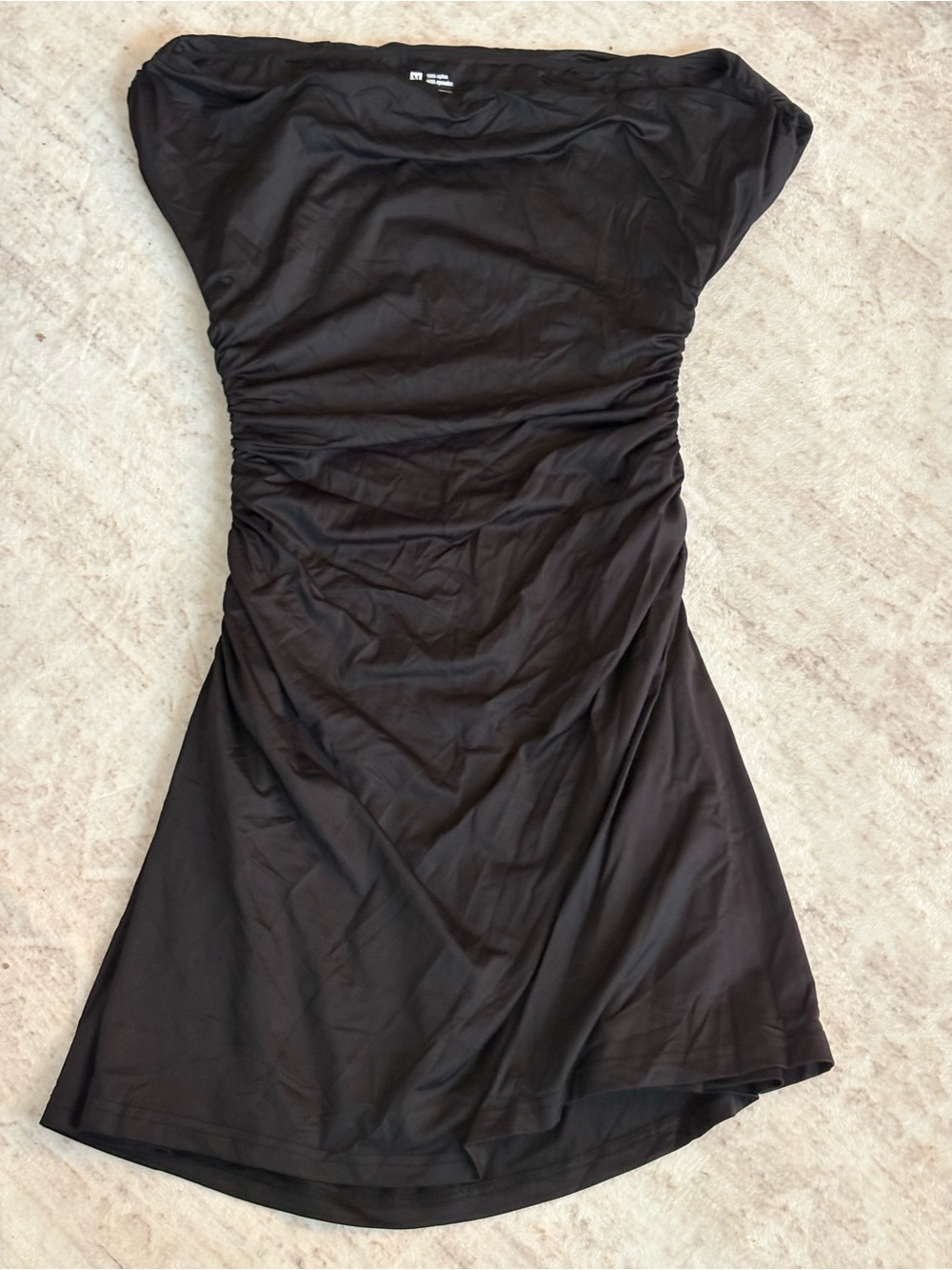 Black Ruched Women’s Dress - Amazon